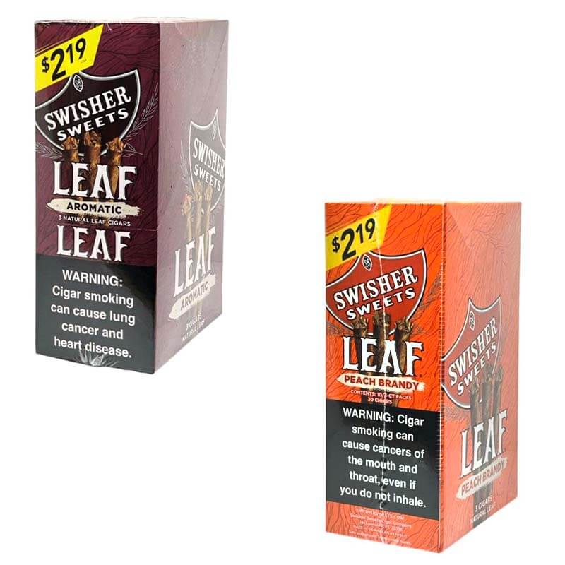 Swisher Sweets Leaf Cigar Rolls (3 For $2.19) | 3 Pack | 10 Count Display product image